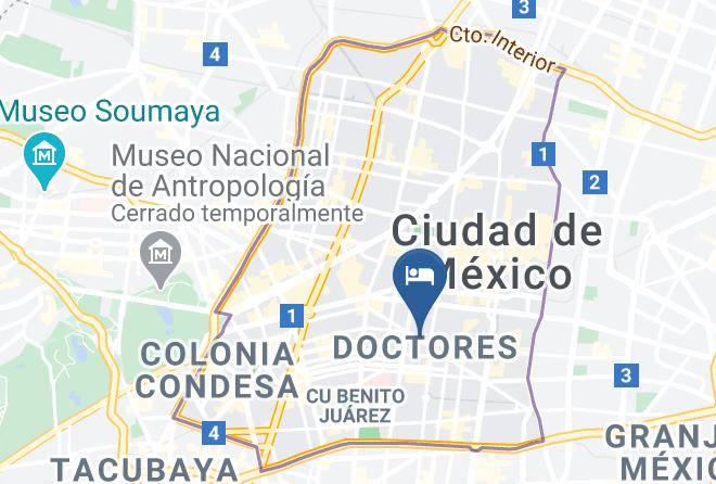 Cuauhtemoc - Hotel Lord Maps