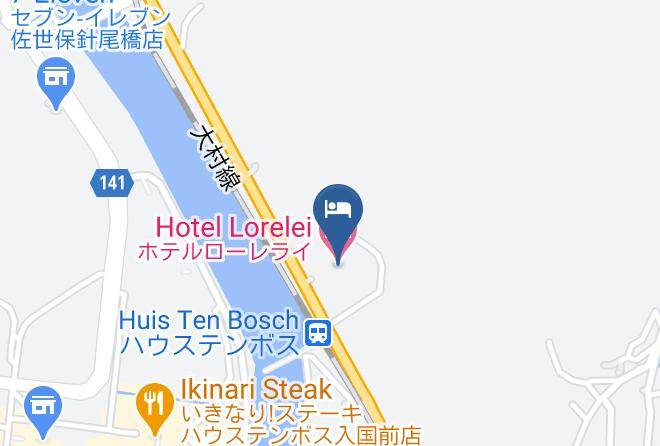 Hotel Lorelei Map - Nagasaki Pref - Sasebo City