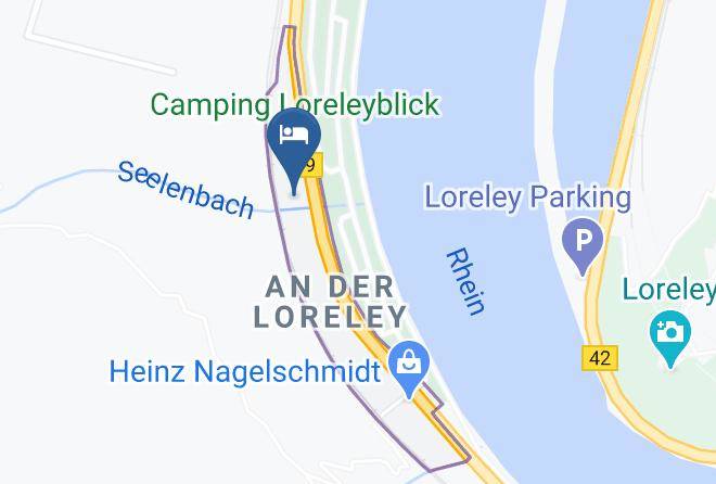 Rhein Hunsruck Kreis - Hotel Loreleyblick Maps