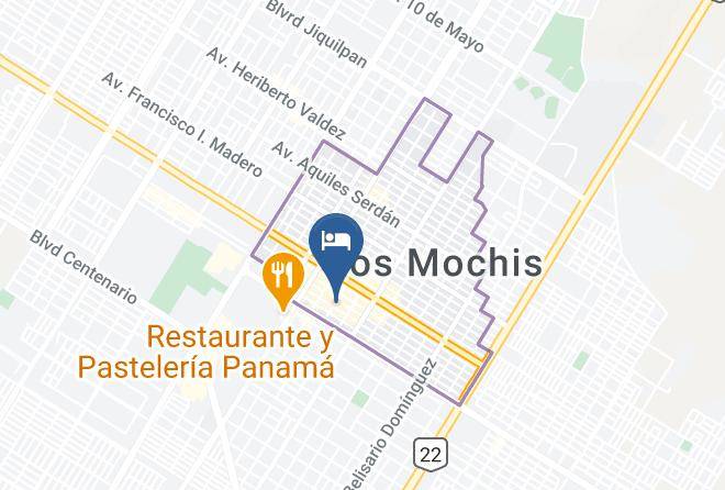 Ahome - Hotel Lorena Maps