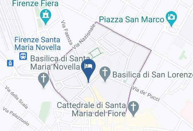 Florence - Hotel Lorena F Maps