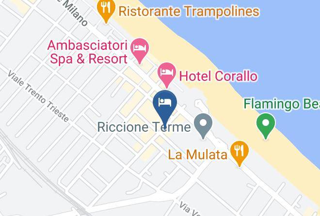 Rimini - Albergo Lorena Maps