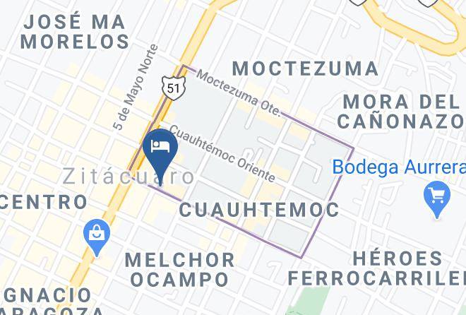 Zitacuaro - Hotel Lorenz De Zitacuaro Maps