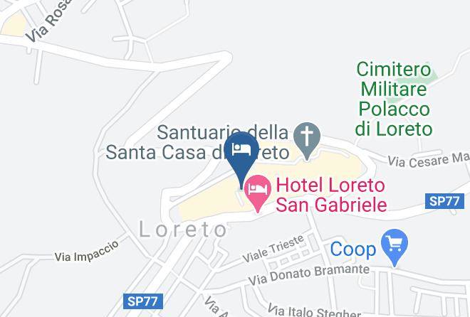 Ancona - Hotel Loreto A Loreto Vicino Basilica Di Loreto Maps