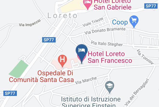 Ancona - Hotel Loreto San Francesco Maps