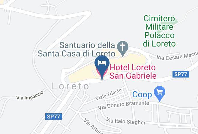 Ancona - Hotel Loreto San Gabriele Maps
