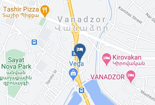 Vanadzor - Hotel Lori On Tumanyan Maps