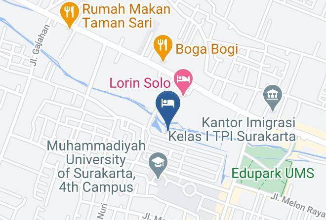 Sukoharjo Regency - Hotel Lorin D'wangsa Maps