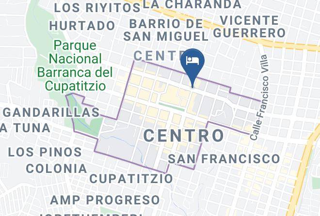 Uruapan - Hotel Los 3 Caballeros Maps