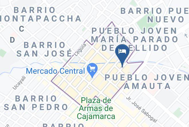 Cajamarca - Hotel Los Alamos Maps