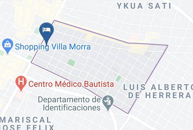Asuncion - Hotel Los Alpes Maps