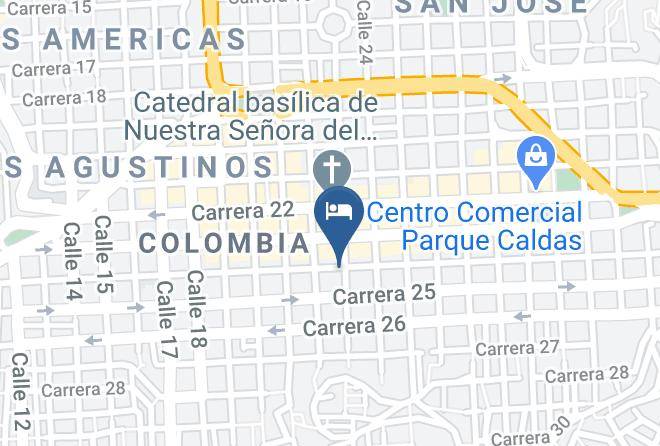 Manizales - Hotel Los Alpes Maps