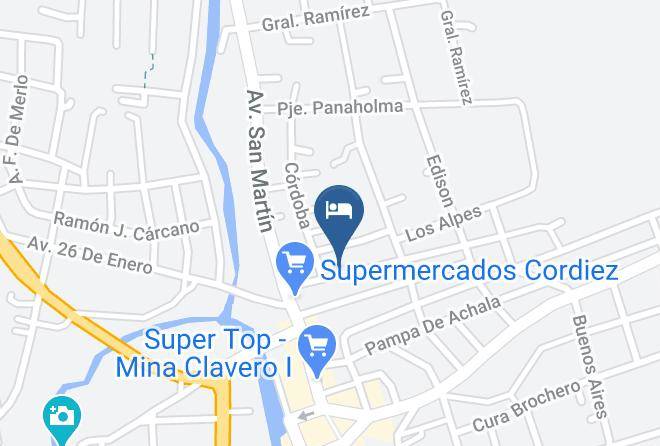 San Alberto Department - Hotel Los Alpes Maps