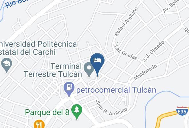 Tulcan - Hotel Los Alpes Maps