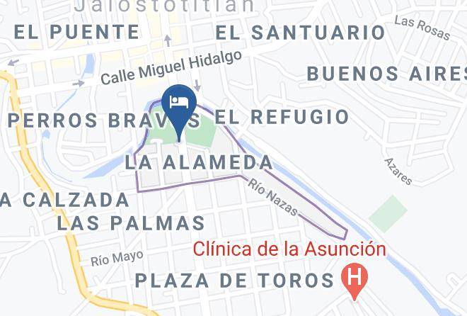 Jalostotitlan - Hotel Los Altos Maps