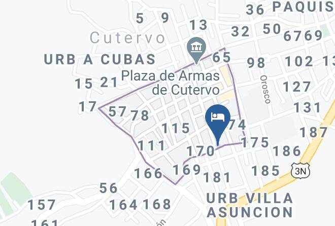 Cutervo - Hotel ''los Andes'' Maps