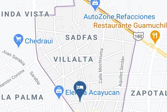 Acayucan - Hotel Los Angeles Maps