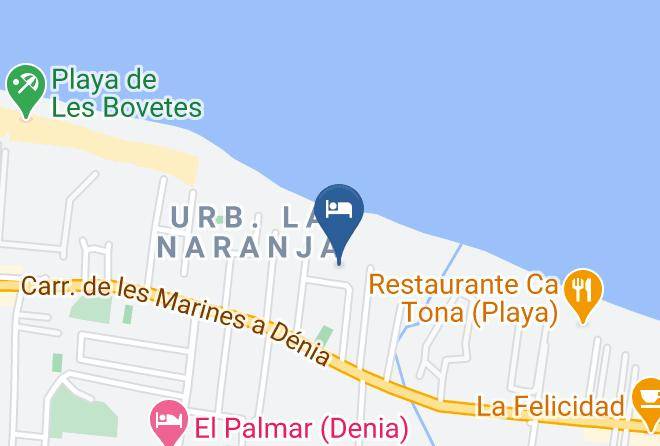 Alicante - Hotel Los Angeles Denia Maps
