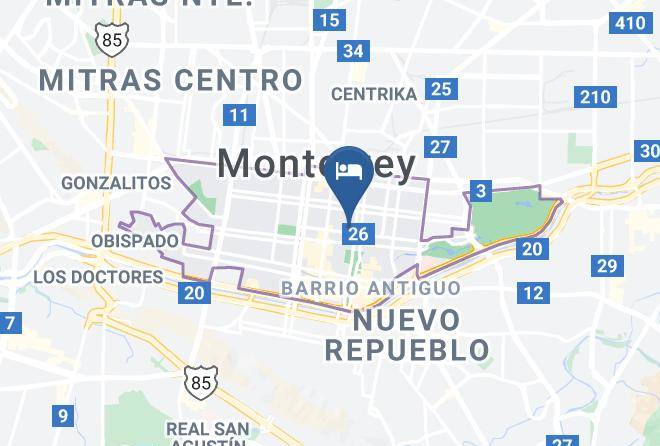 Monterrey - Hotel Los Angeles Maps