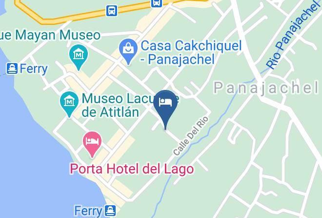 Panajachel - Hotel Los Angeles Maps