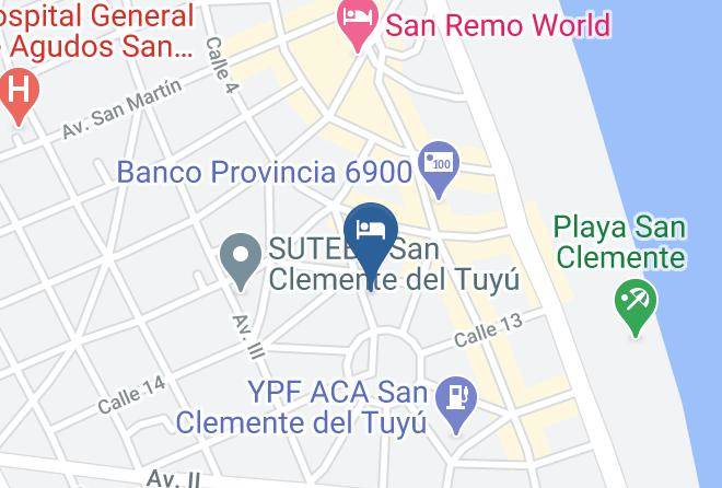 Mar Del Tuyu - Hotel Los Angeles Maps