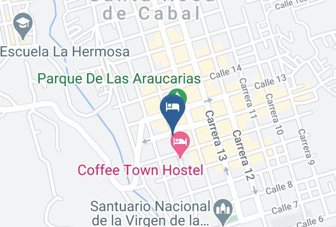 Santa Rosa De Cabal - Hotel Los Angeles Santa Rosa De Cabal Maps