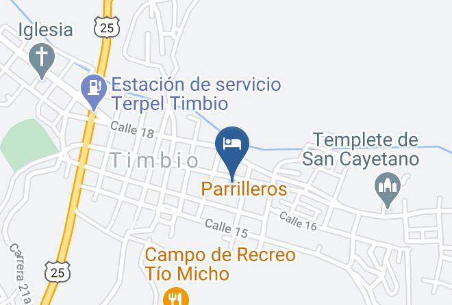 Hotel Los Aposentos De La Virgen Map