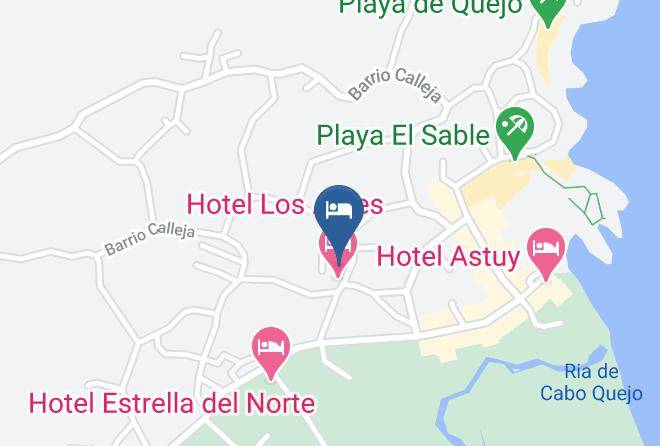 Arnuero - Hotel Los Arces Maps