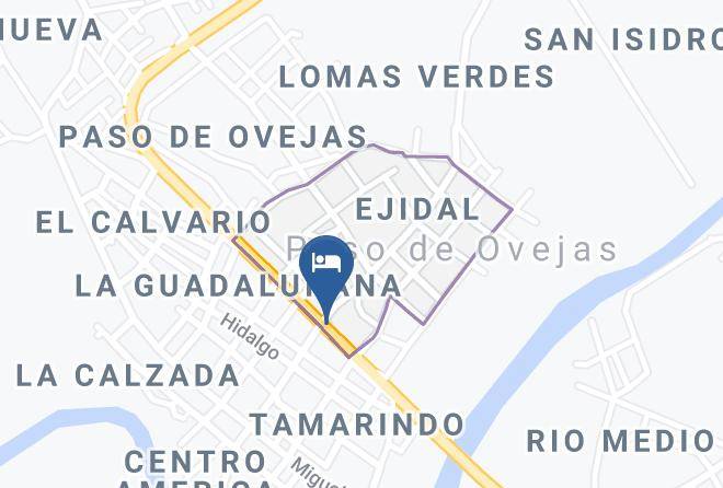 Paso De Ovejas - Hotel Los Arcos 2 Maps