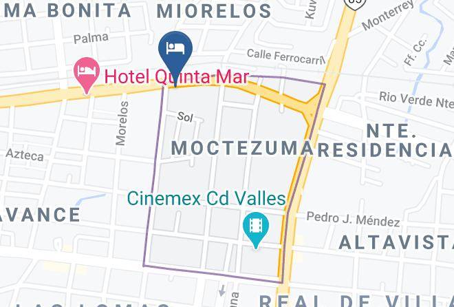 Hotel Los Arcos Express Map