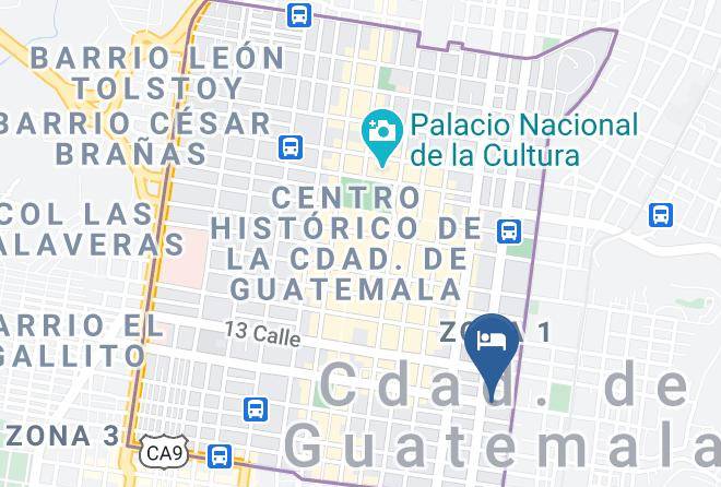 Guatemala - Hotel Los Arcos Maps