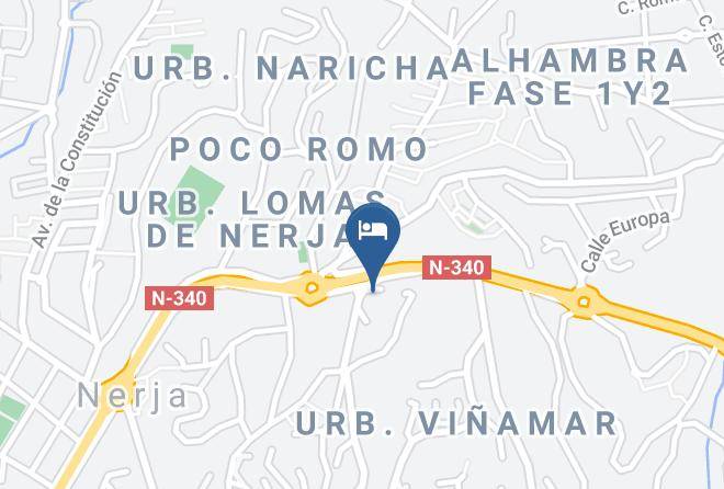 Malaga - Hotel Los Arcos Maps