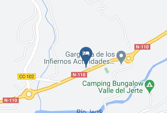 Caceres - Hotel Los Arenales Maps