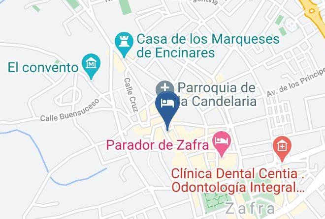 Badajoz - Hotel Los Balcones De Zafra Maps