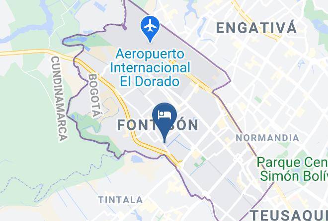Bogota - Hotel Los Balcones Maps