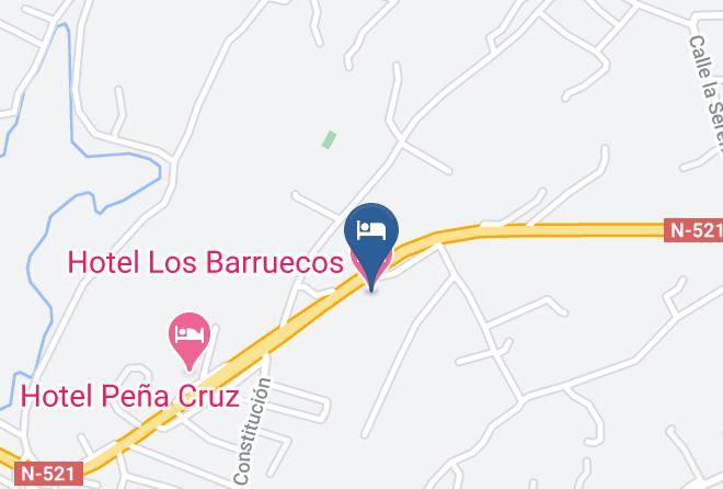 Caceres - Hotel Los Barruecos Maps