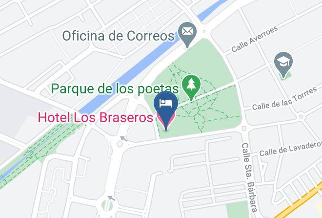 Burgos - Hotel Los Braseros Maps