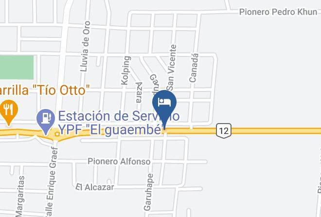 Puerto Rico - Hotel Los Bungalows Maps