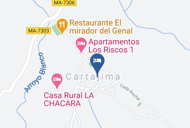 Malaga - Hotel Los Castanos Maps
