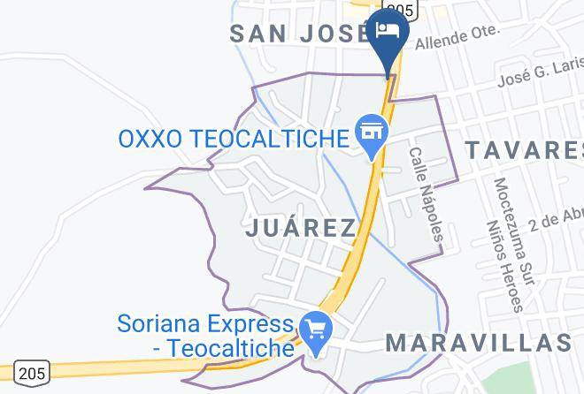 Teocaltiche - Hotel Los Caxcanes Maps