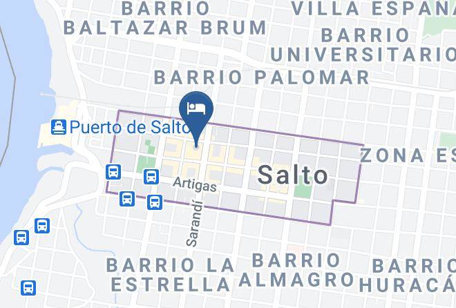 Salto - Hotel Los Cedros Maps