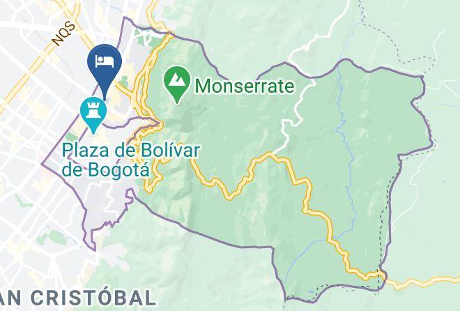Hotel Los Cerros De Bogota Map