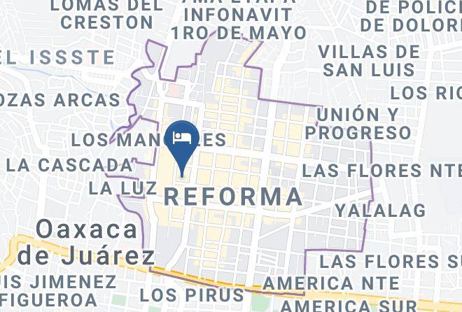 Oaxaca De Juarez - Hotel Los Ciruelos Maps