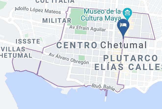 Othon P Blanco - Hotel Los Cocos Maps