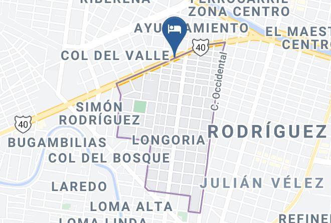 Reynosa - Hotel Los Coloniales De Reynosa Maps