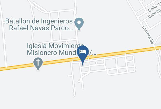 Hotel Los Cristales El Tolimense Map