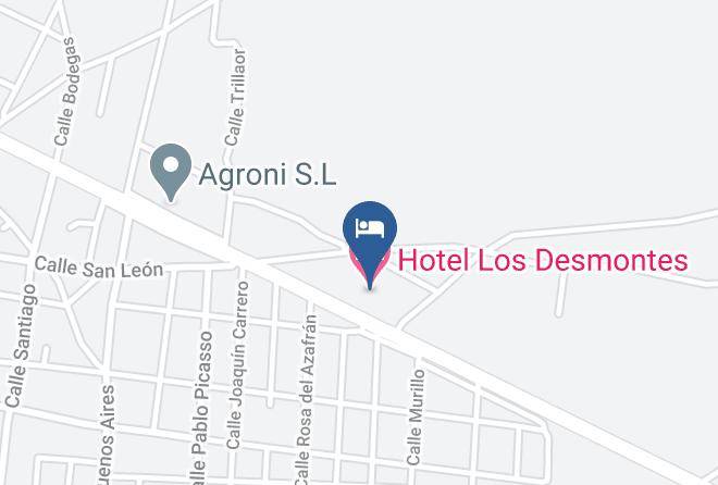 Ciudad Real - Hotel Los Desmontes Maps