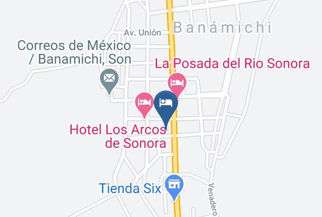Banamichi - Hotel Los Dos Potrillos Maps