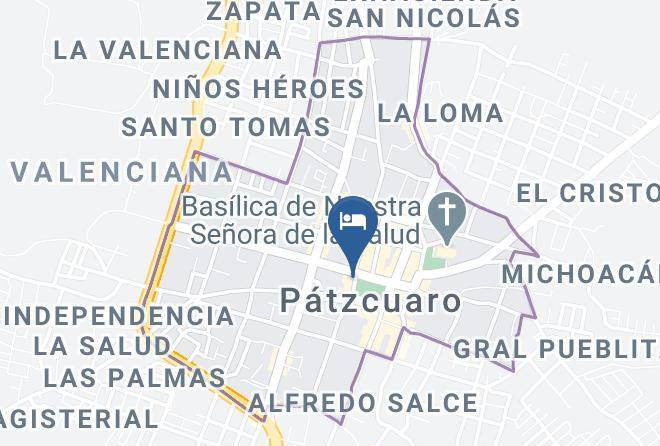 Patzcuaro - Hotel Los Escudos Maps