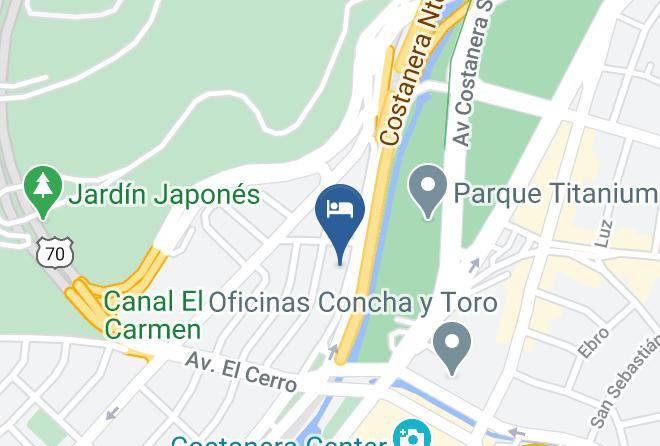 Santiago - Hotel Los Espanoles Plus Maps
